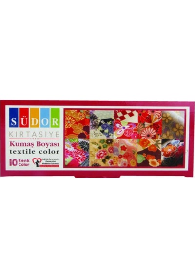 Kumaş Boya Set 10x25ml Karışık