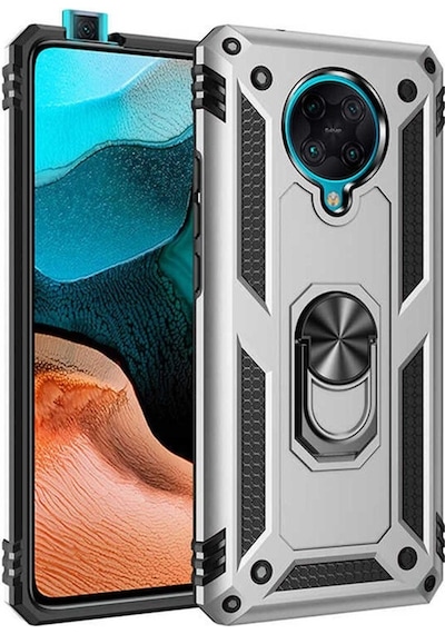 Xiaomi Poco F2 Pro Kılıf Zore Vega Kapak Gri