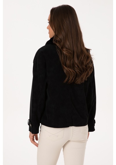 U.s. Polo Assn. Kadın Siyah Deri Mont-kaban 50317320-001 001sıyah