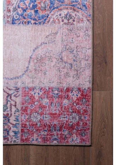 Jazz Patchwork Desenli Dokuma Taban Dekoratif Rustik Halı (Al 82)
