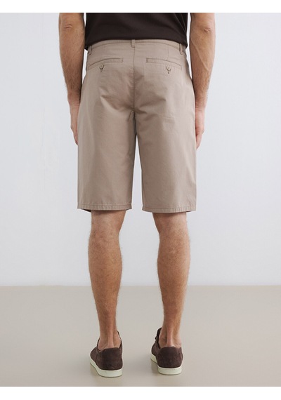 Lcwaıkıkı Classic Bej Rahat Kalıp Gabardin Erkek Şort