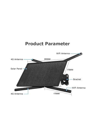 Avenir Av-4g-rtr 20watt Güneş Enerjili Solar 4g Wifi Router İnternet Dağıtıcı
