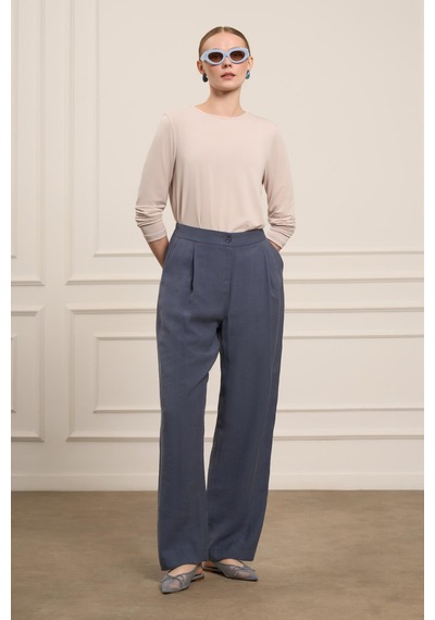 Ftz Women Kadın Tansel Pantolon İndigo 31080 Indigo