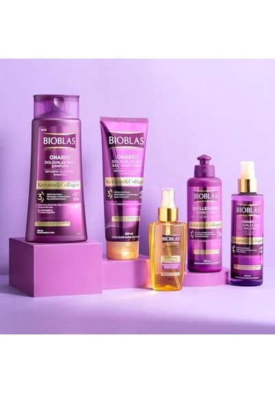Kolajen & Keratin Onarıcı Dolgunlaştırıcı Saç Bakım Kremi 250 Ml İnce Ve Yıpranmış Saçlar İçin Hacim, Kolay Tarama Ve Parlaklık