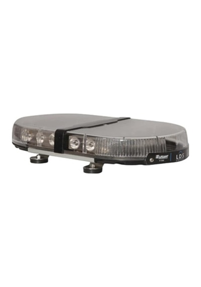 İleri Trafik E-1151 Expert Mıknatıslı Şeffaf Cam Mini Tepe Lambası Kırmızı-Mavi