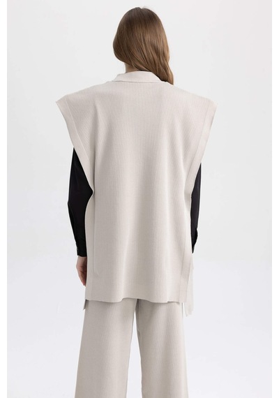 Defacto Regular Fit Süveter Y1323AZ23AUGR445 Gri