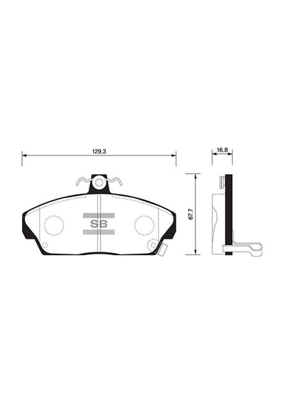 SANGSING SP1571 Fren Balatası Ön Civic VI 95-05 Rover 200-400 95-00 25 00-05 45 00-05 Mg 01-05 Gdb1319-Gdb479
