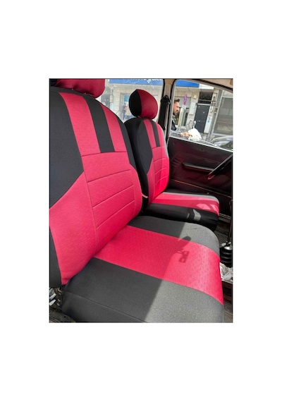 Oto Koltuk Kılıfı Tam Set Üniversal Kırmızı Renk 8 Parça Araba Koltuk Kılıfı Kırmızı - 596982947