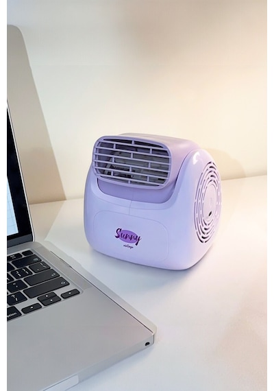Fressi Jaf28 Taşınabilir Masaüstü Mor Usb Fan