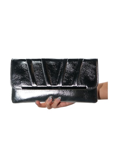 441 Gümüş Kadın Clutch Çanta