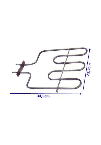 Termikel-Ariston Uyumlu Kare Fırını Rezistansı 6.5Mm 220Volt 1300 Watt
