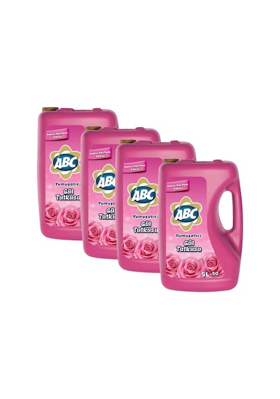 ABC Çamaşır Yumuşatıcısı Gül Tutkusu 4 x 5 L