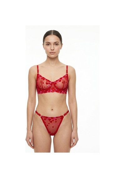 Love Secret Sweat Heart / Kırmızı Tül İç Çamaşır Takımı Kırmızı - 920122622 Kırmızı