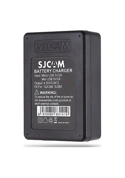 Sjcam Sj360 Çift Batarya Şarj İstasyonu Dual Usb Charger