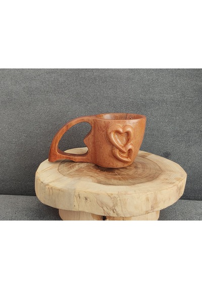 Kuksa Kalp Desenli 190 Ml Çok Renkli
