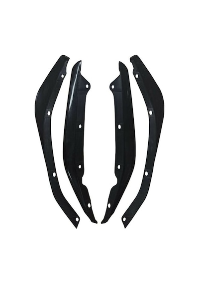 Honda Civic Fc5 2016 - 2021 Ithal Ön - Arka Flap Piano Black
