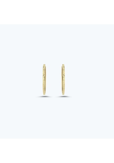 Altınbaş Altın Halka Küpe Akp0248-y-25977-20mm Çok Renkli