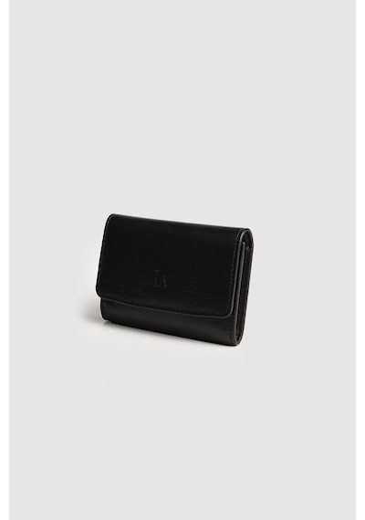 La'Graccio Paris Lagraccio Paris Unisex Nade Hakiki Deri Akardiyon Rfid Korumalı Kartlık Crazy Lacivert