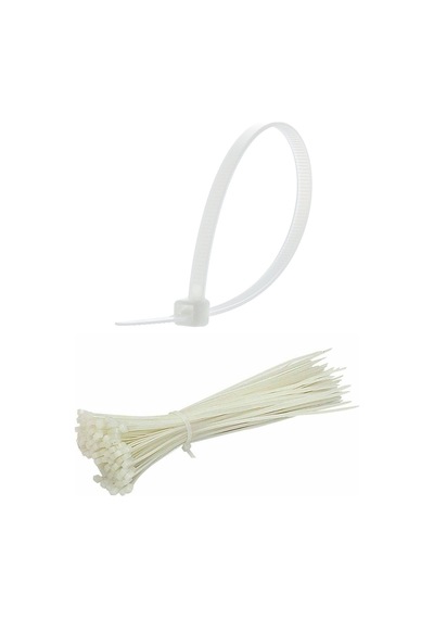 100 Adet Plastik Cırt Kelepçe Kablo Bağı Kablo Düzenleyici- 3.6 X 150 Mm Bx40