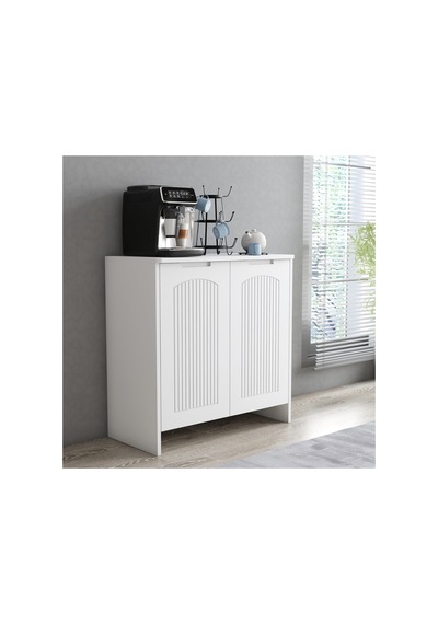 Boyalı Kapaklı Çok Amaçlı Dolap Mdf - Beyaz 2 Kapaklı, Raflı, Şık Ve Modern Tasarım 80x40x82 Cm Beyaz - 790528050 Beyaz Boyalı Kapaklı Çok Amaçlı Dolap Mdf - Beyaz 2 Kapaklı, Raflı, Şık Ve Modern Tasarım 80x40x82 Cm Beyaz - 790528050 Beyaz