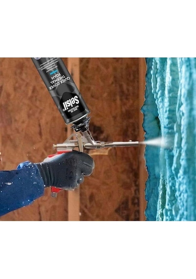 Selsil Thermal Foam Isı Ve Ses Yalıtım Köpüğü 850 Ml. 10 Adet ,demir Köpük Tabancası