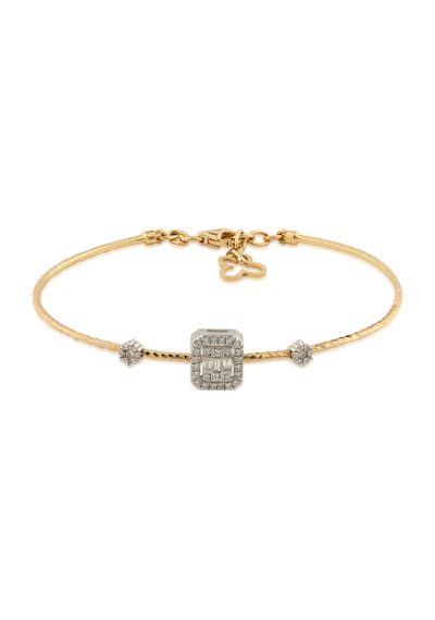 0,37 Ct Baget Pırlanta Bileklik