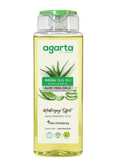 Agarta Doğal Aha Aloevera Duş Jeli 400ml 4313 16'li Paket Aloe Vera