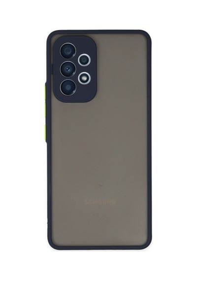 Galaxy A53 5g Kılıf Montreal Silikon Kapak - Lacivert Çok Renkli