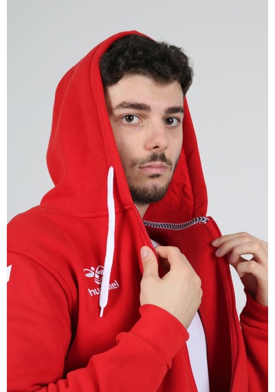 Hummel Armin Pamuklu Sweatshirt Kırmızı