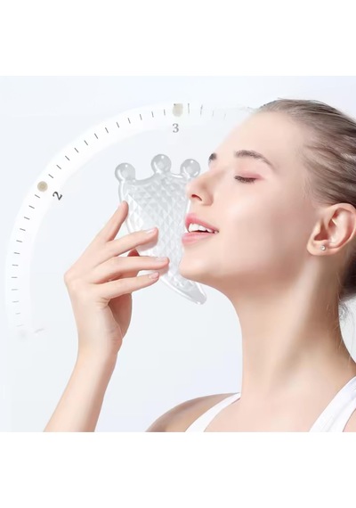 Guasha Masaj Aparatı Kristal Gua Sha 3 Toplu Yüz Masaj Aparatı