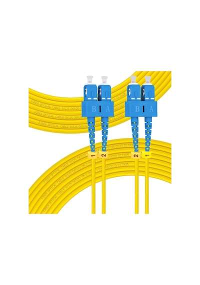 Fiber Optik Patch Kablo SC-SC Duplex  Single Mode 1 Metre