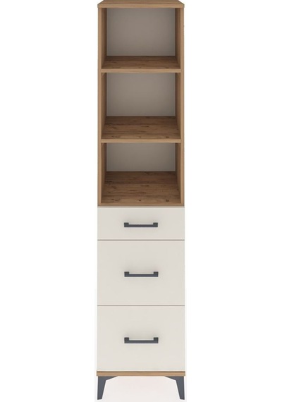 Hyperion Dolap 3 Raflı 3 Çekmeceli 44x44x195 Çam-aytaşı Atlas Çam