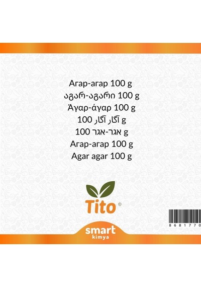 Tito Agar Agar E406 100 G