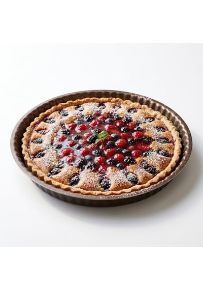 Papilla Nirvana Turta Ve Kek Kalıbı - 32 Cm Dev Boy Metalik Kahve Kırçıllı Yanmaz Yapışmaz Çok Renkli