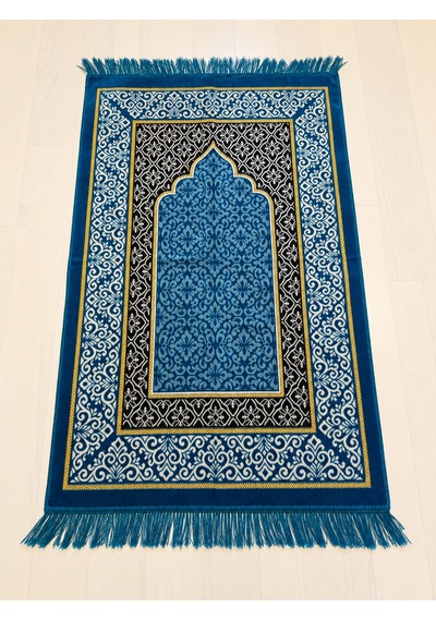 Kadife Seccade - 70x110 Cm - Yumuşak Ve Konforlu Koyu Mavi-km01