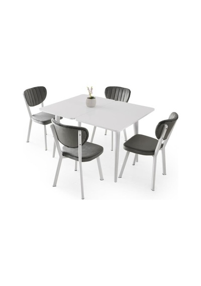 Rüya Elma Mdf Mutfak Masası Sandalye Takımı 60x100