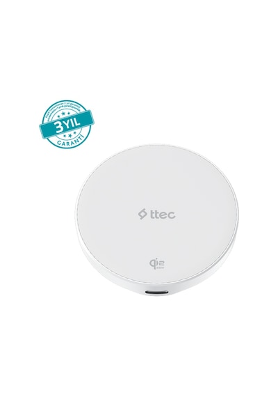 Ttec Aircharger Pro 2 Hockey Qi2.2/magsafe Özellikli 25w Apple iPhone Uyumlu/android Kablosuz Hızlı Şarj Aleti Beyaz