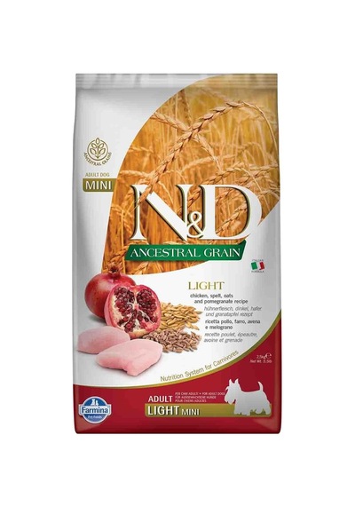 N&d Ancestral Lıght Tavuk, K.buğ. Yul& Nar Mini, 2.5 Kg