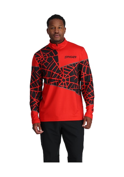 Spyder Spyder Vital 12 Zip Erkek Kırmızı İçlik Üst 22417