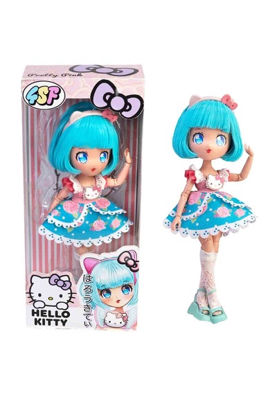 Hello Kitty Moda Bebek Lisanslı Kawaii Koleksiyon Oyuncağı 002