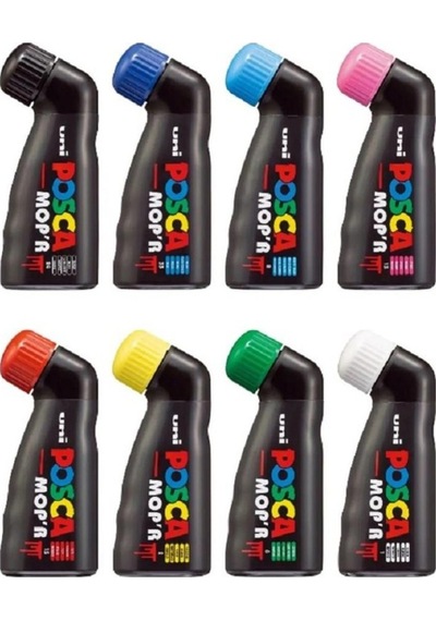 Uni Posca 3.0-19.0 Su Bazlı Mop Markörü 8 Li Set Pcm-22c