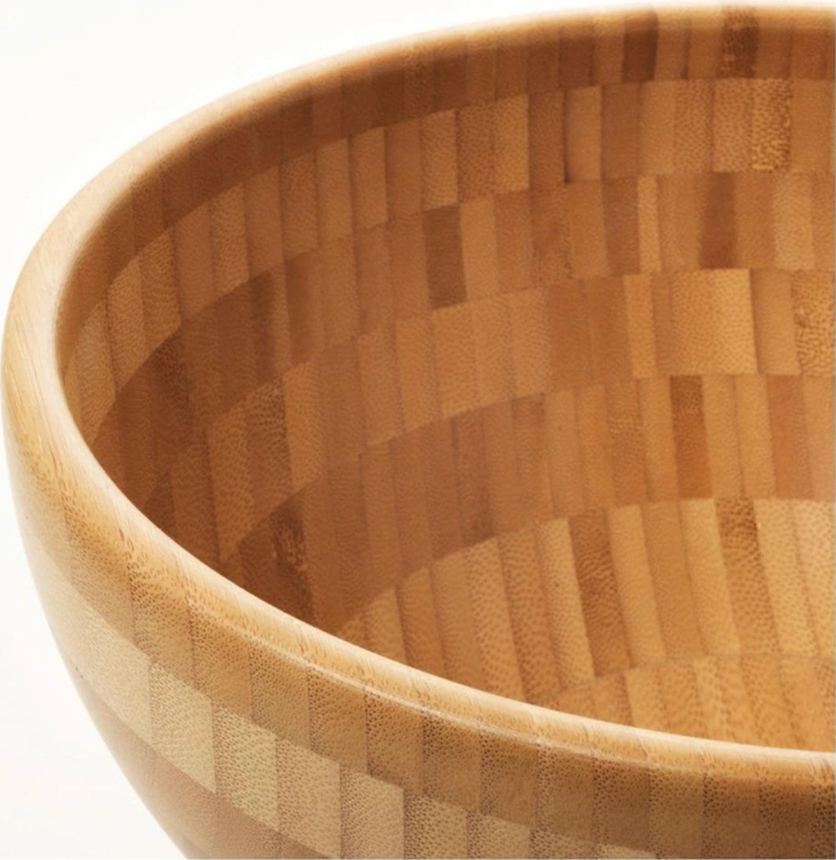 Bambu Servis Kasesi, Bambu, 20 Cm Krem