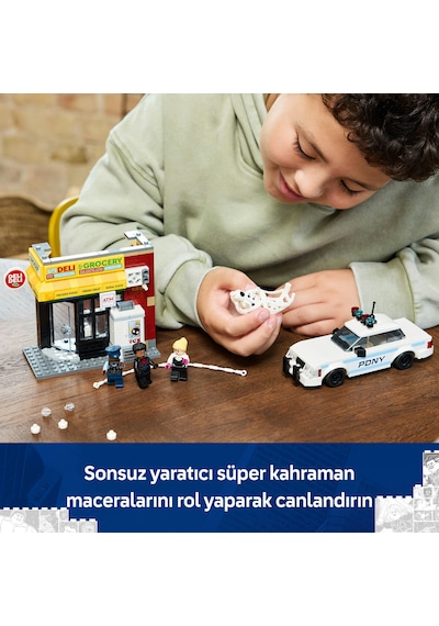 LEGO® Marvel Spider-Verse: Miles Morales, Spot'a Karşı 76311 - 9 Yaş ve Üzeri Süper Kahramanlı Yaratıcı Oyuncak Yapım Seti (375 Parça)