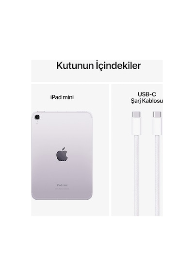 Apple iPad Mini 7 MXPY3TU/A 8 GB 256 GB Wifi+Cellular 8.3" Tablet