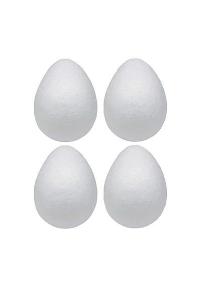 Mas Mileo Strafor Köpük Figür - Yumurta - 8cm - 4'lü Paket 1861