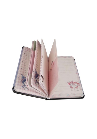Victoria's Journals Vj Kuromi Squishi Günlük, A6 192 Sayfa.renkli 100gr. Kağıt Günlük Not Defteri Noktalı