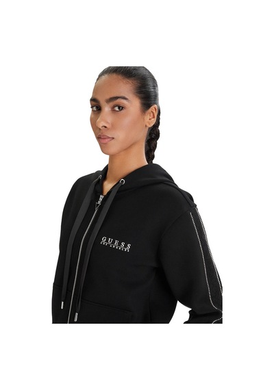 Guess Eco Vıctoıre Kadın Sweatshırt W6rq12kbye2-jblk Siyah
