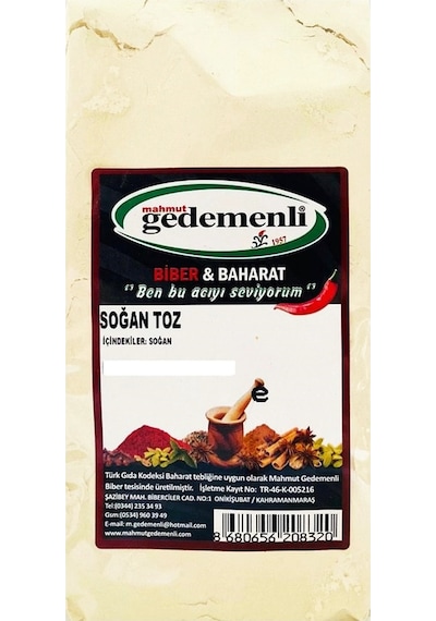 Mahmut Gedemenli Toz Soğan 1 KG
