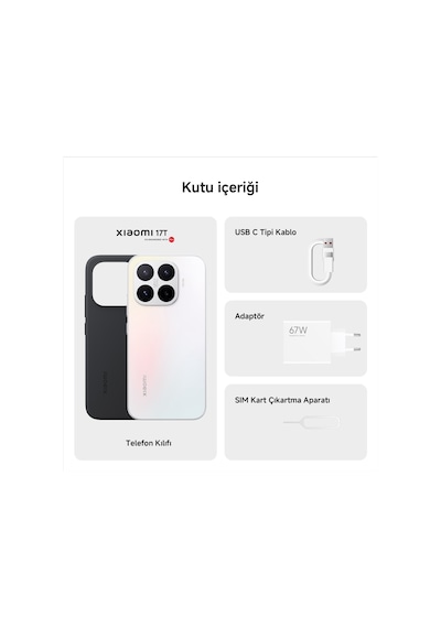 Xiaomi 17T Pro 5G 12 GB 256 GB (Xiaomi Türkiye Garantili)