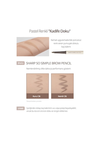 Clıo Sharp So Simple Brow Pencil 02 Ash Brown